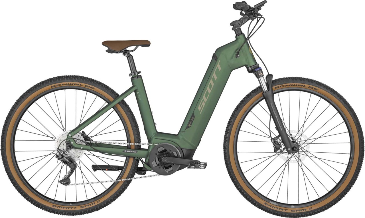 Scott Sub Cross eRIDE 10 Unisex Malachite Green 2023 - E-Bike Crossfiets lage instap