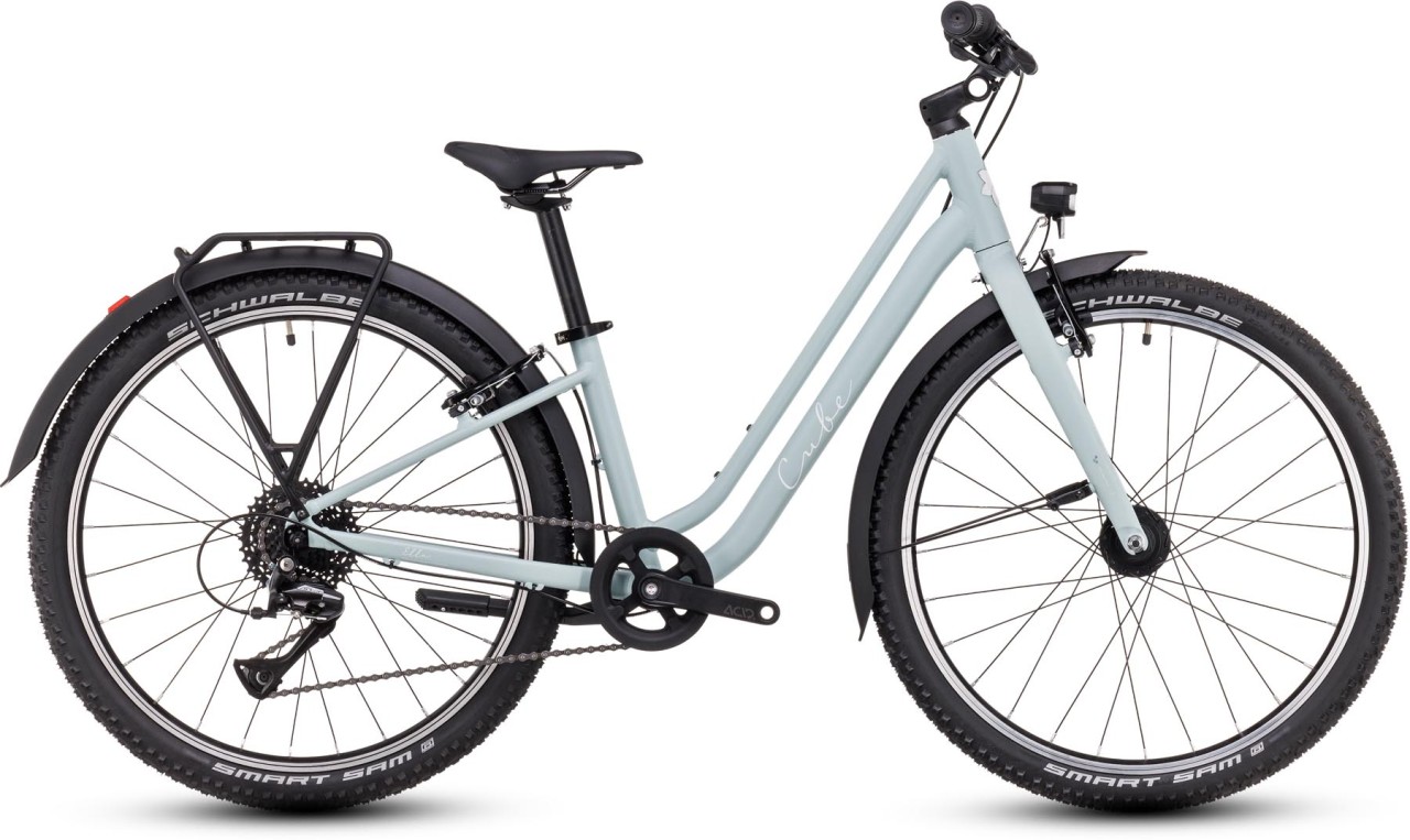 Cube Ella 240 aloegreen n white 2025 - Kinderfiets 24 inch