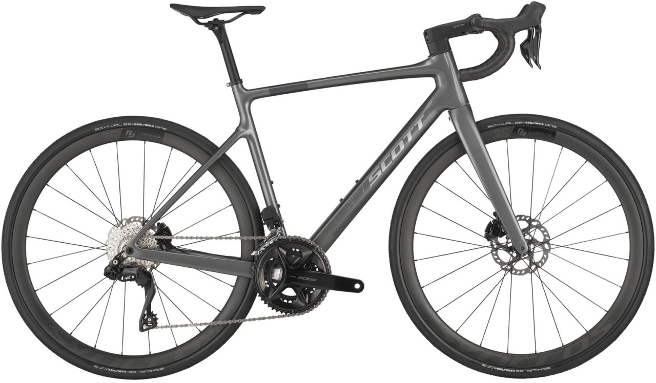 Scott Addict 30 slate grey 2025 - Carbon Racefiets