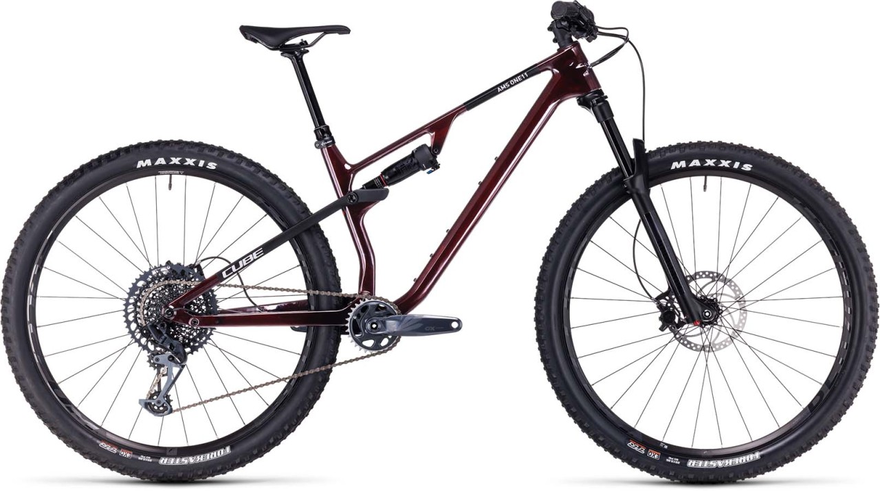 Cube AMS ONE11 C:68X Pro 29 liquidred n carbon 2023 - Fully Mountainbike - Schade aan het lakwerk