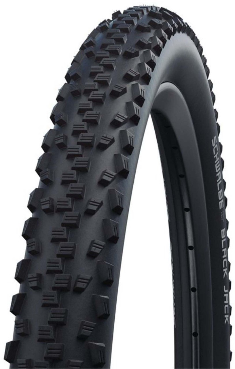 Schwalbe Band Black Jack HS407 draad, 26x2.25" 57-559 zwart-LiteSkin KG SBC