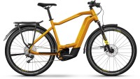Haibike Trekking 8 metal lava/yellow gloss 2024 - E-Bike Trekkingfiets Heren