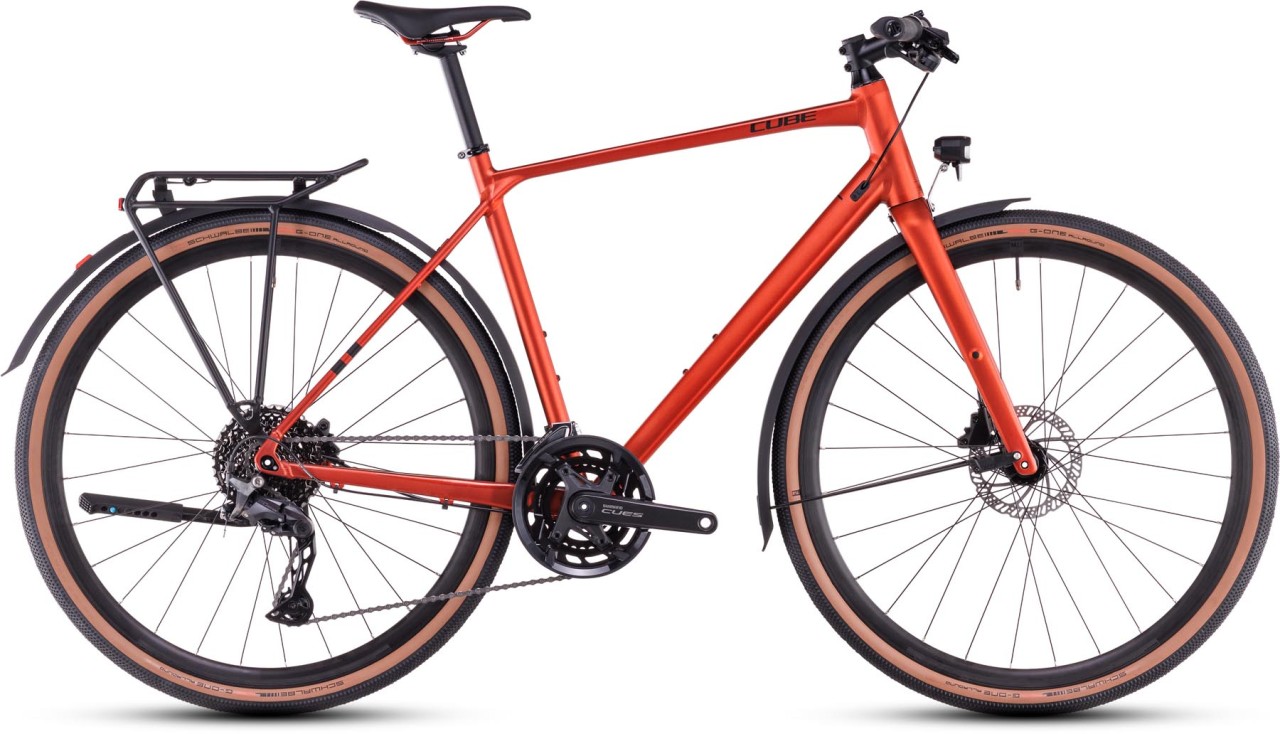 Cube Nulane Pro FE fireorange n black 2025 - Fitnessfiets Heren