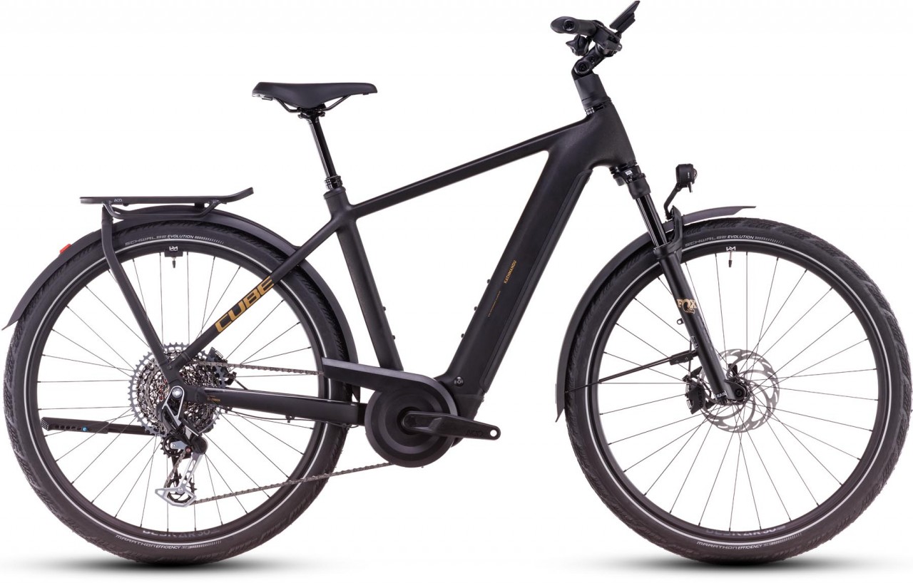 Cube Kathmandu Hybrid SLT 800 golddust n black 2025 - E-Bike Trekkingfiets Heren