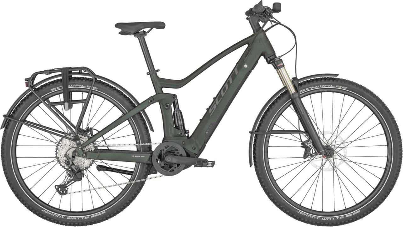 Scott Axis eRIDE FS 20 Prism Iridium Black 2023 - E-Bike Fully Trekkingfiets