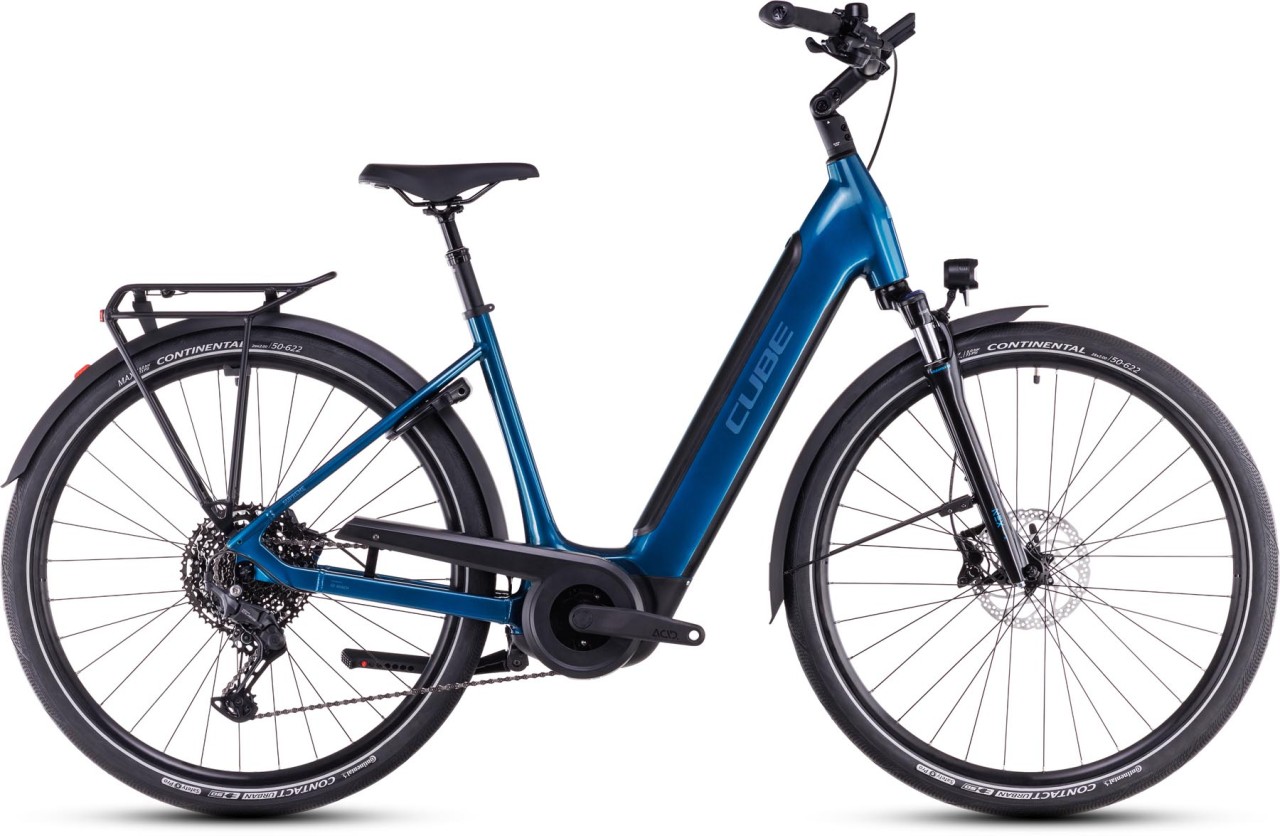 Cube Supreme Hybrid Pro 625 electricblue n blue 2025 - E-Bike Trekkingfiets lage instap