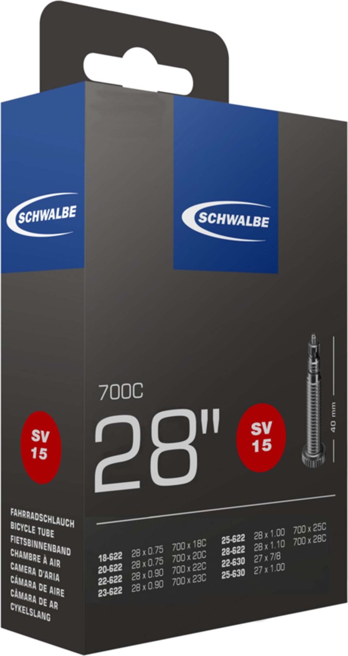 Schwalbe Buis nr. 15 SV 28" 40 mm18/28-622/630