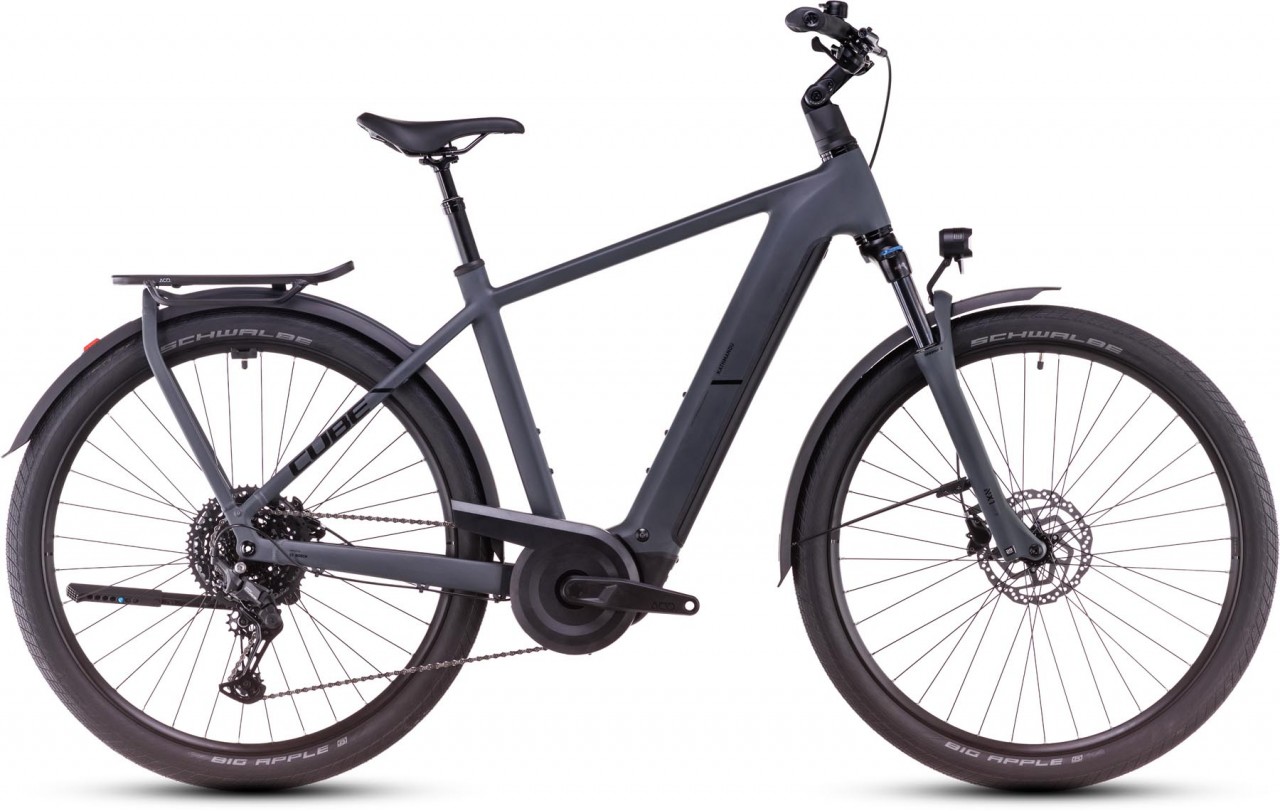 Cube Kathmandu Hybrid ONE 800 shadowgrey n black 2025 - E-Bike Trekkingfiets Heren