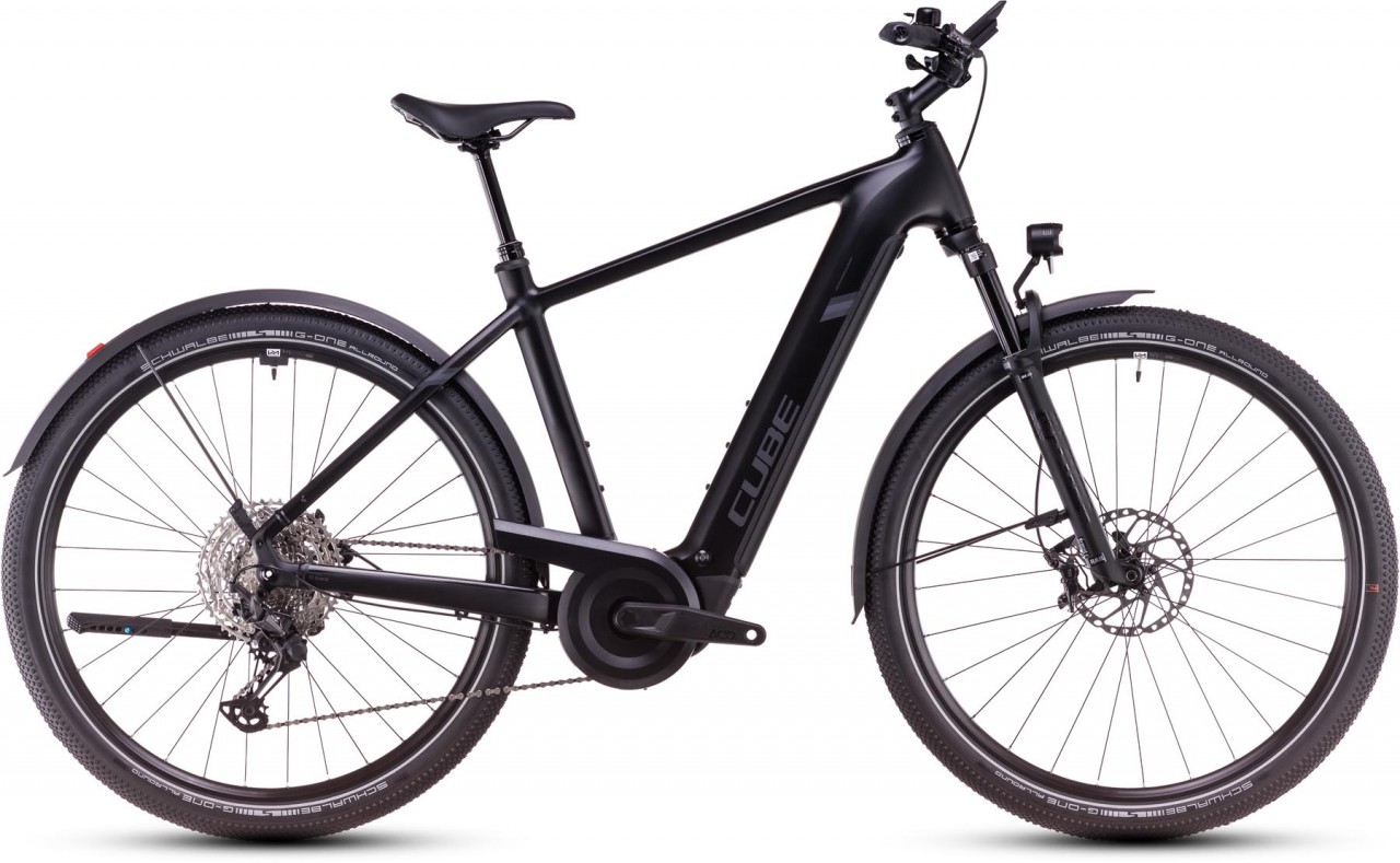 Cube Nuride Hybrid SLX Allroad 800 black n reflect 2025 - E-Bike Trekkingfiets Heren