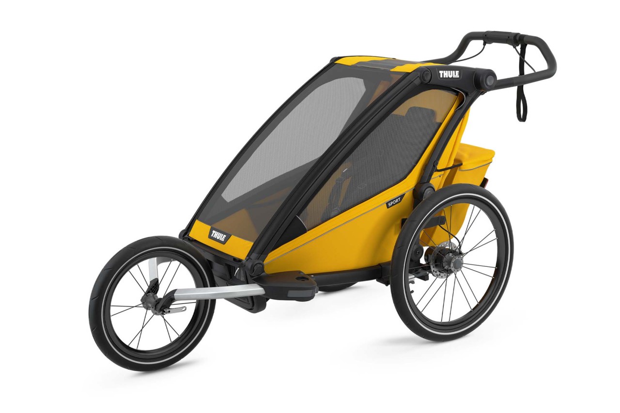 Thule Chariot Sport 1 kinderkar, Spectra Geel