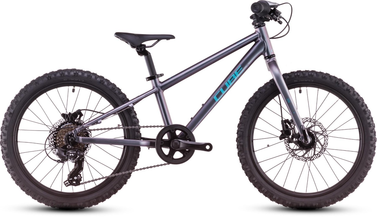 Cube Acid 200 Disc galactic n cyan 2025 - Kinderfiets 20 inch