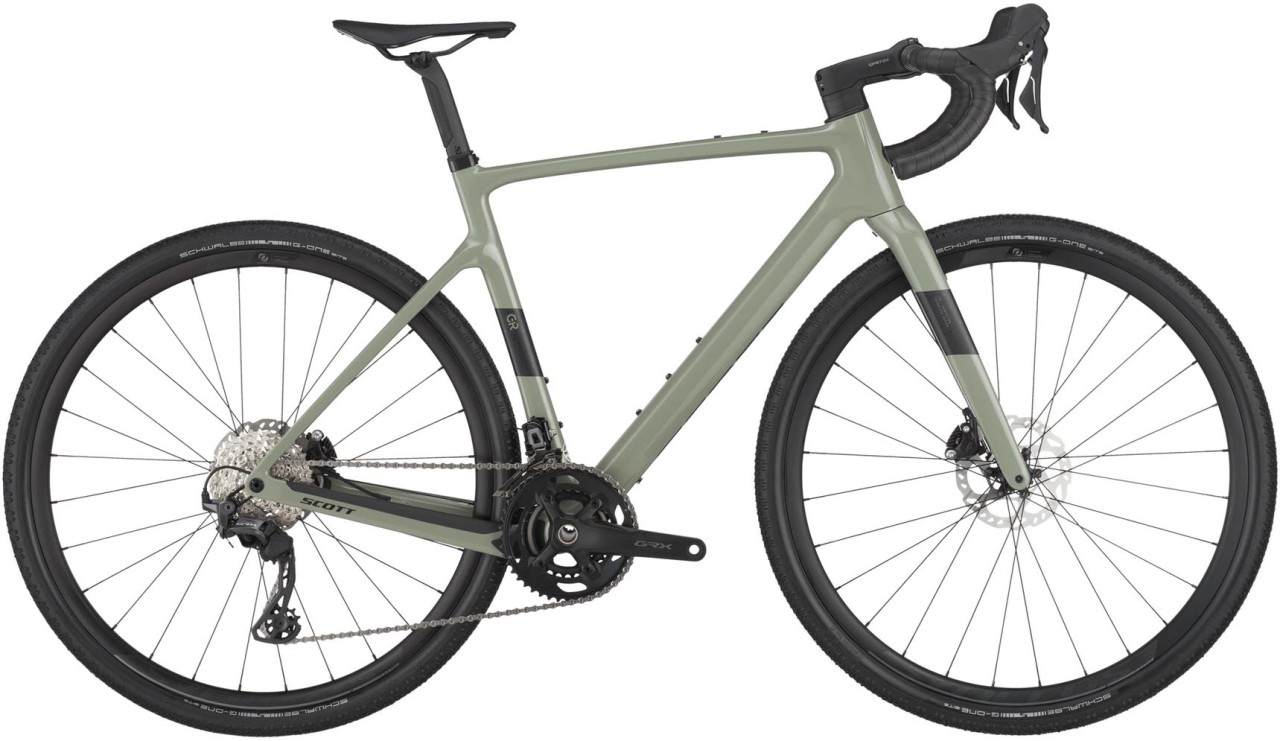 Scott Addict Gravel 50 undergrowth green 2025 - Grindfiets