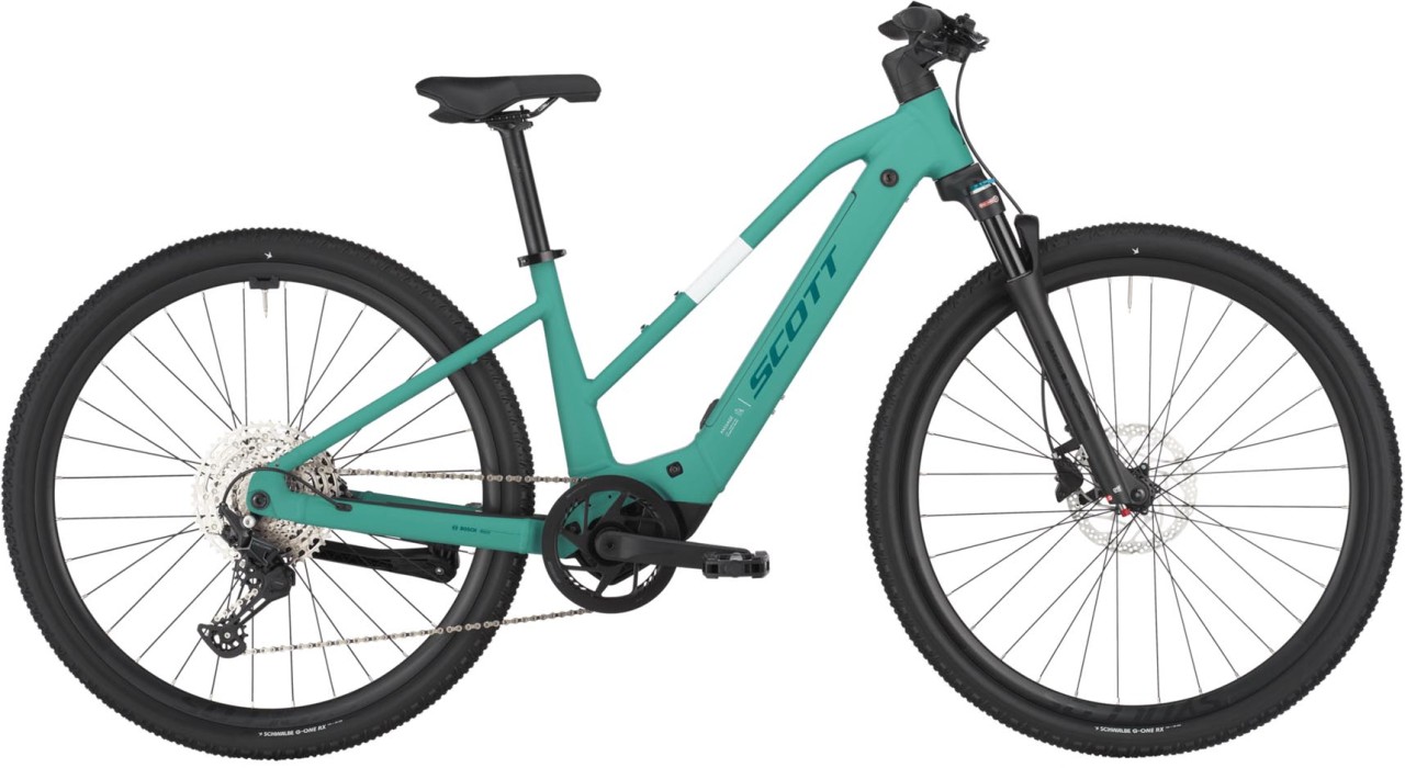 Scott Passage 20 Slope aventurine green 2025 - E-Bike Trekkingfiets Dames