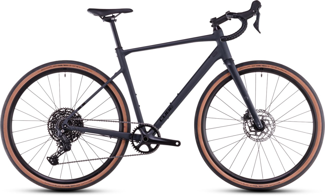 Cube Nuroad Pro night n black 2025 - Grindfiets