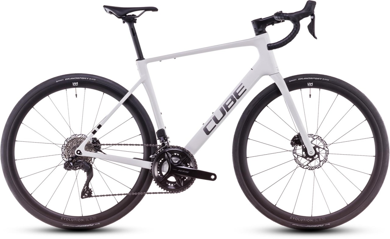 Cube Attain C:62 SLX cotton n grey 2025 - Carbon Racefiets