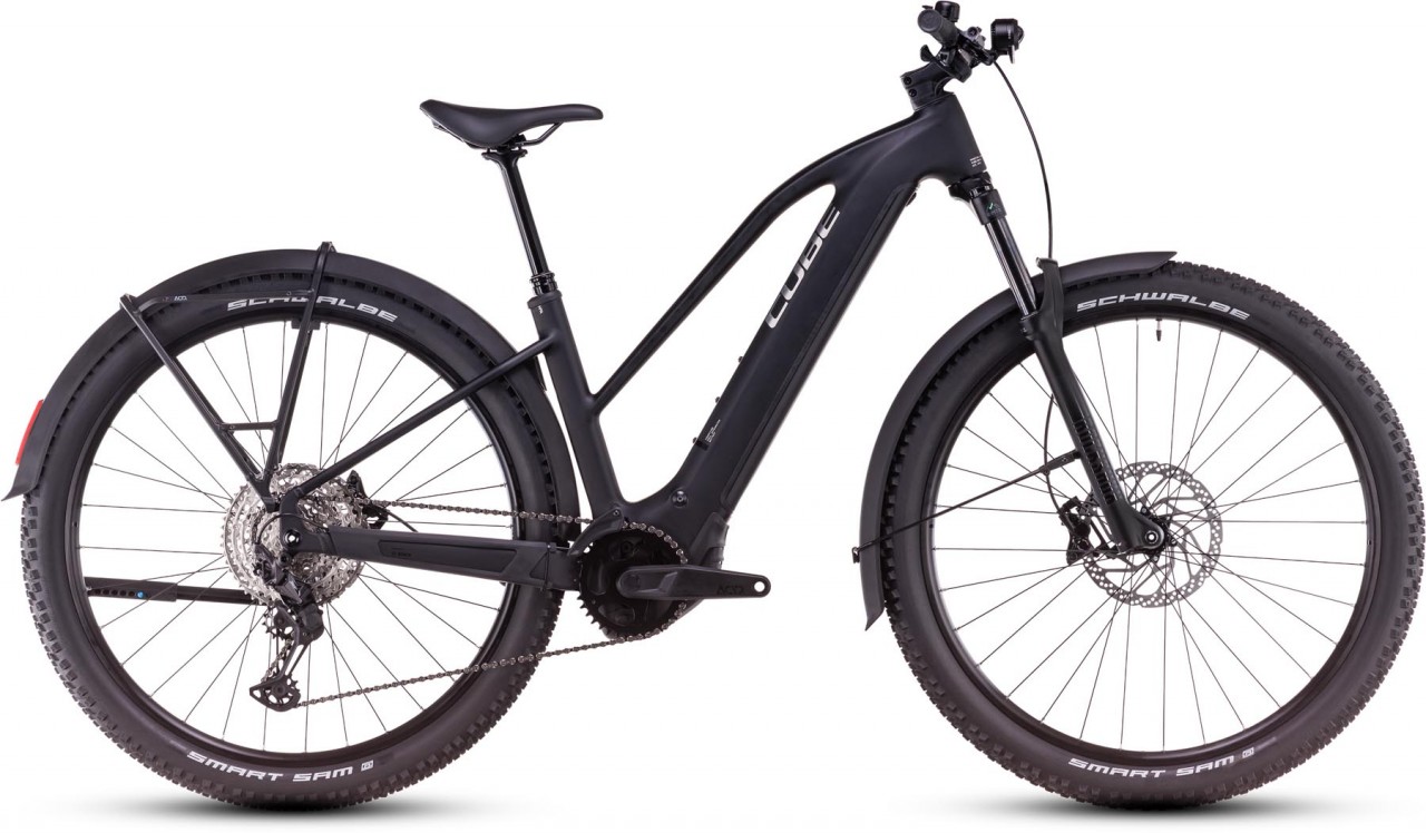 Cube Reaction Hybrid Race Allroad 800 black n metal 2025 - E-Bike Hardtail Mountainbike Dames