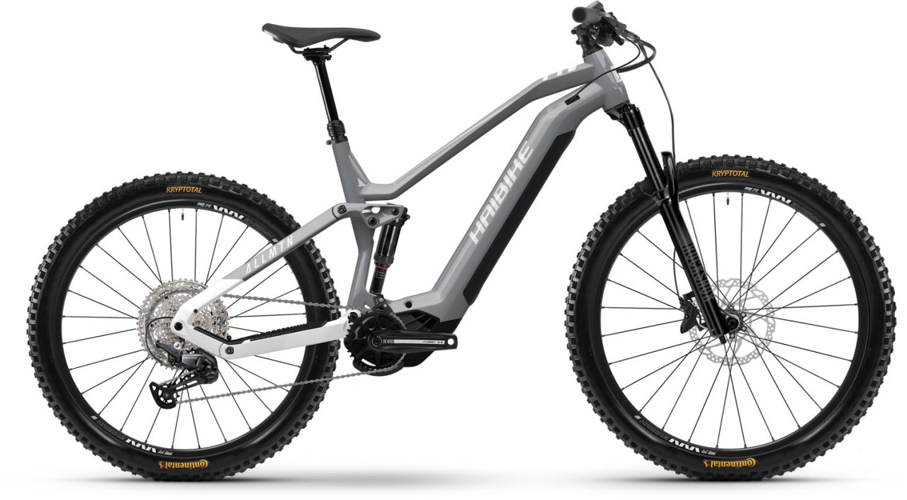 Haibike AllMtn 3 silver surf / white gloss 2024 - E-Bike Fully Mountainbike