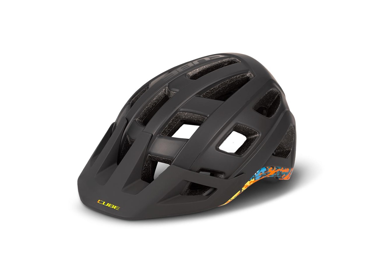 Cube Helm BADGER black'n'splash