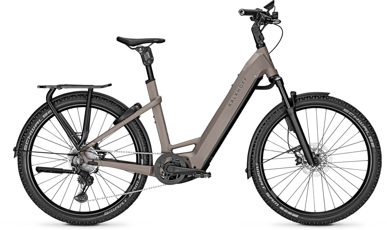 Kalkhoff Entice 7.B Advance+ ABS moonstonegrey matt 2024 - E-Bike Hardtail Mountainbike lage instap