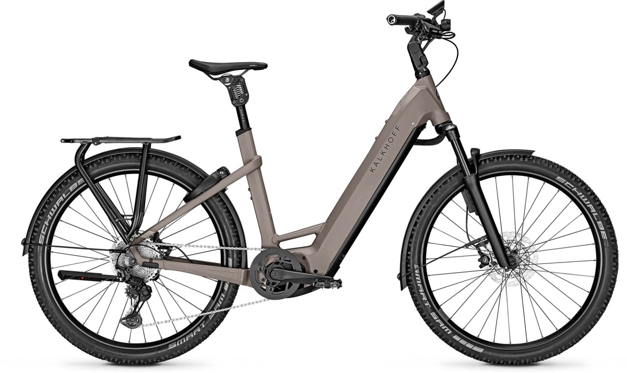 Kalkhoff Entice 7.B Advance+ ABS moonstonegrey matt 2023 - E-Bike Hardtail Mountainbike lage instap