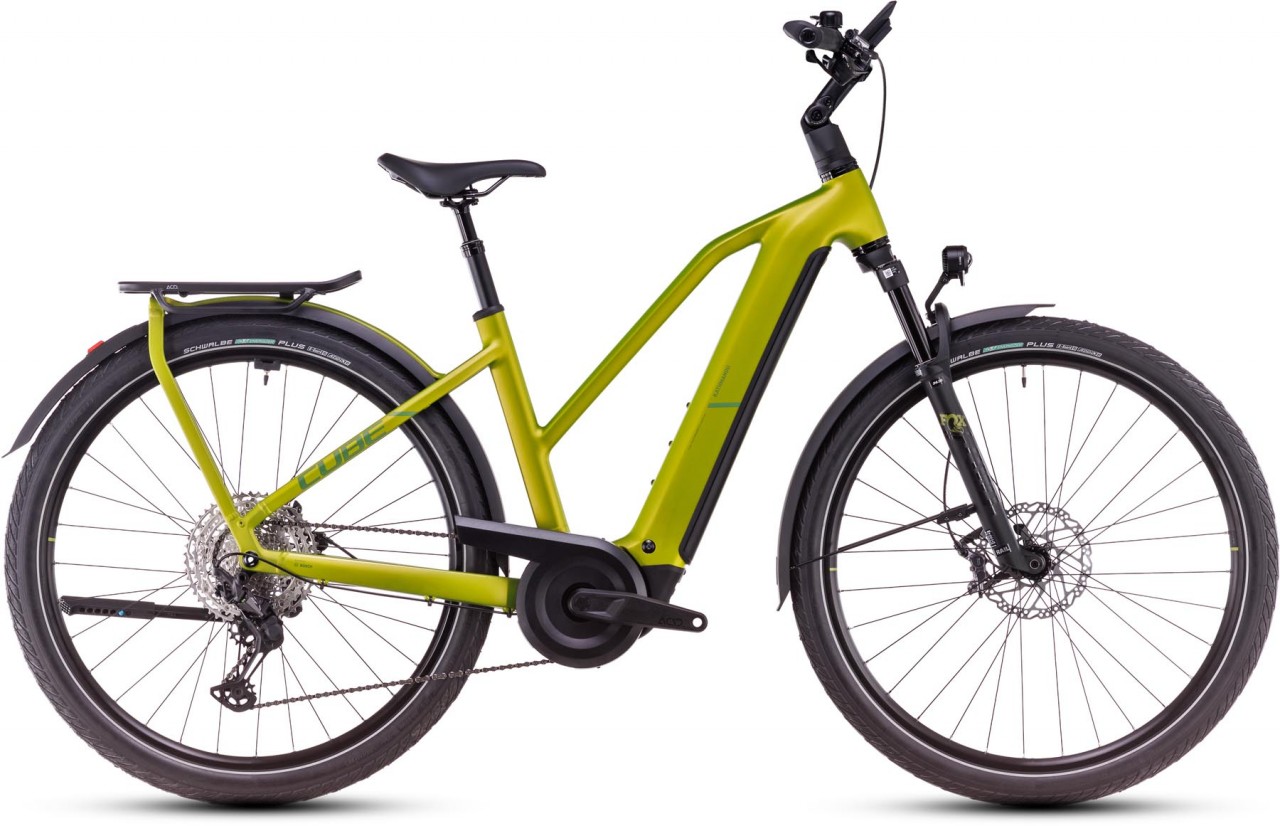 Cube Kathmandu Hybrid EXC 800 lizard n juniper 2025 - E-Bike Trekkingfiets Dames