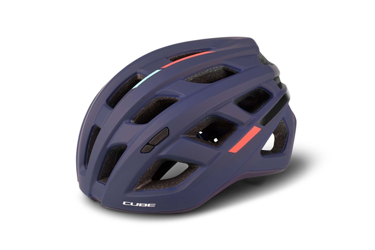 Cube Helm ROAD RACE Teamline - blue'n'mint