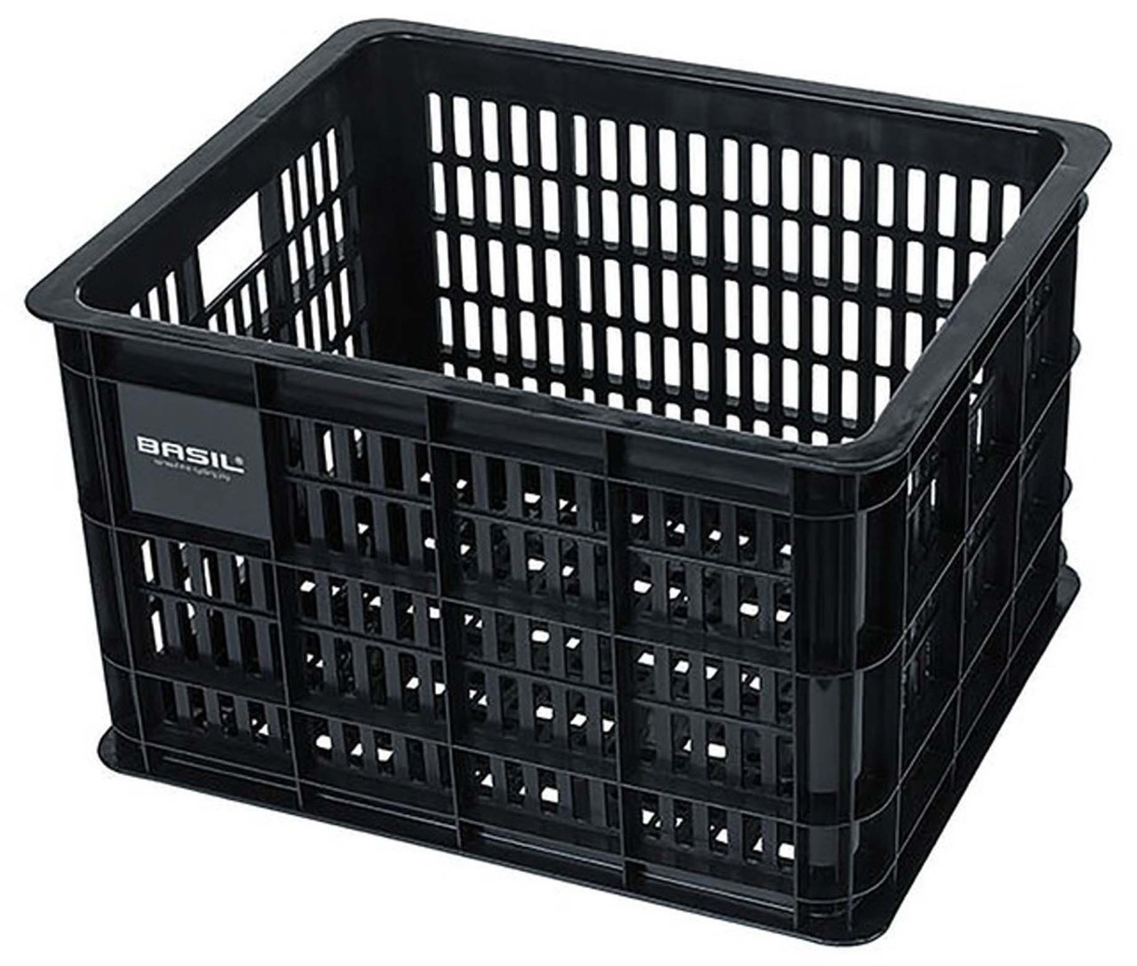 Basil Crate M 33 liter fietsdoos, zwart