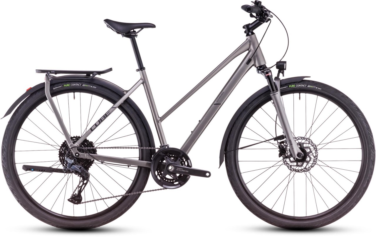 Cube Kathmandu EXC grey n black 2025 - Trekkingfiets Dames
