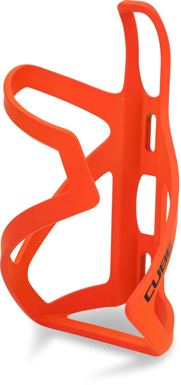 Cube HPP Sidecage bidonhouder - mat oranje'n'glanzend zwart