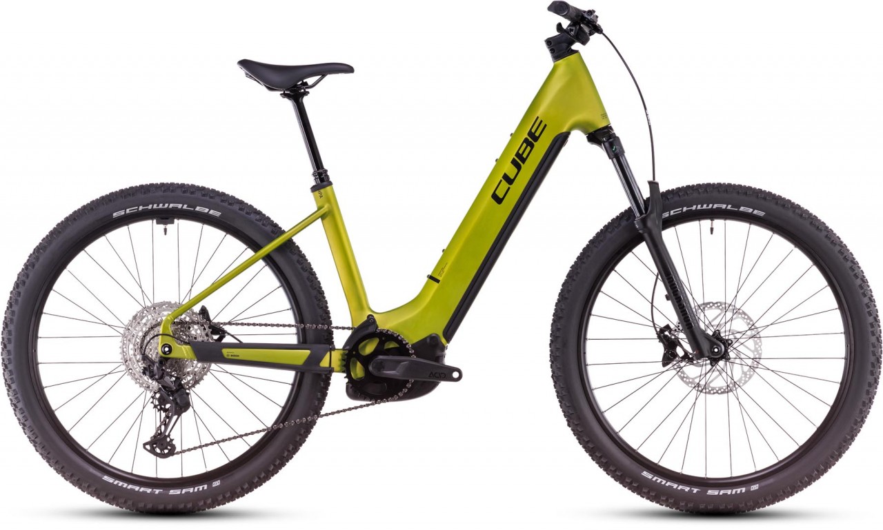 Cube Reaction Hybrid Race 800 lizard n black 2025 - E-Bike Hardtail Mountainbike lage instap