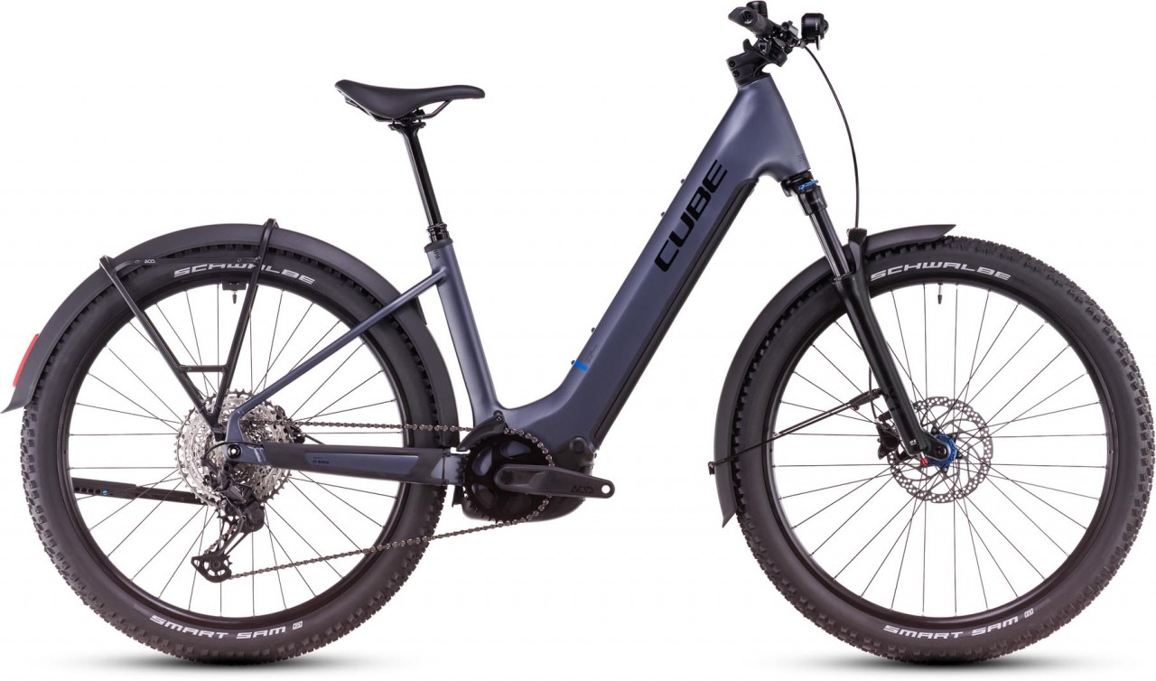 Cube Reaction Hybrid Pro Allroad 800 metallicgrey n black 2025 - E-Bike Hardtail Mountainbike lage instap