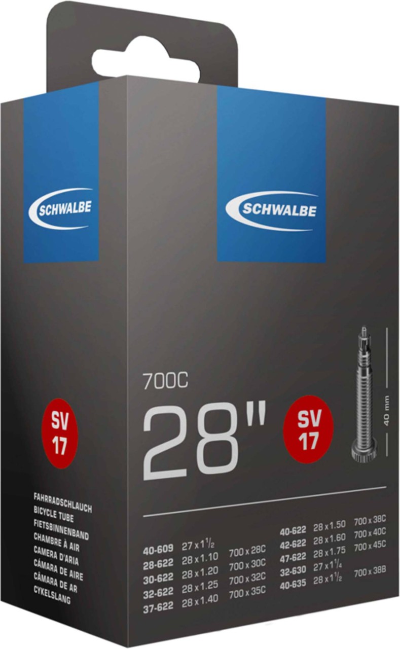 Schwalbe Buis nr. 17 SV 28" 1/8-1.75 40 mm 28/47-622/635