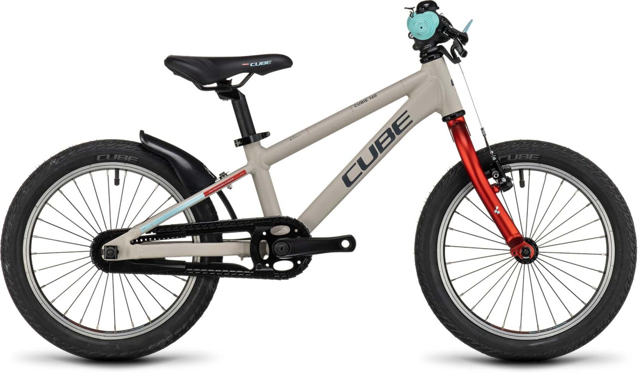 Cube Cubie 160 RT grey n red 2023 - Kinderfiets 16 inch