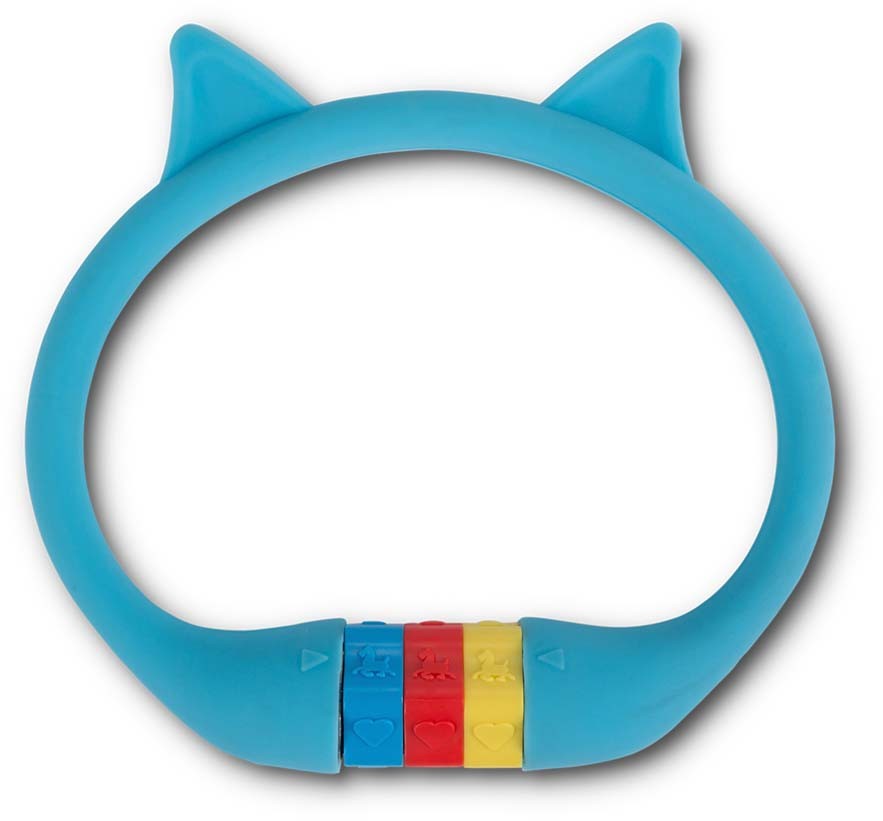 RFR Combinatiekabelslot HPS "CAT" 10 x 350 mm blauw