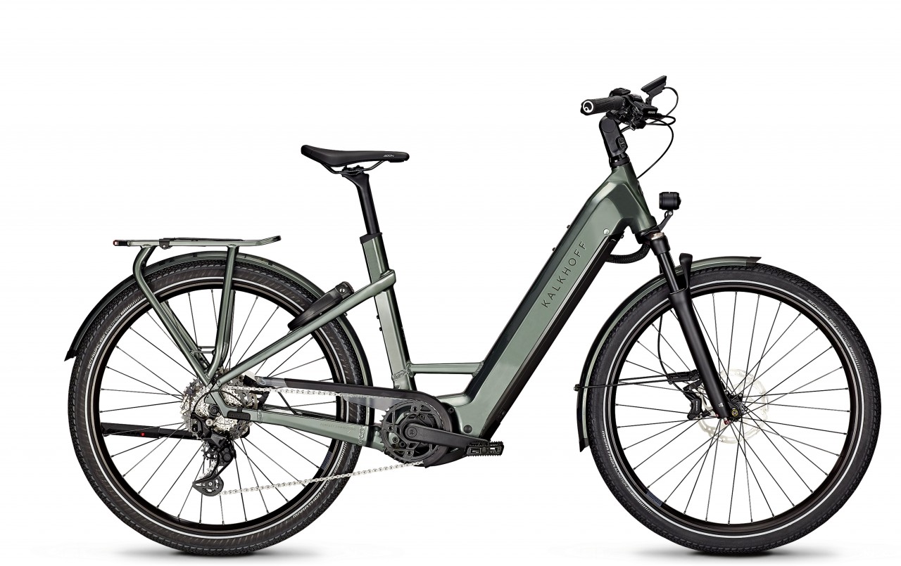 Kalkhoff Endeavour 7.B Move+ techgreen glossy 2023 - E-Bike Trekkingfiets lage instap