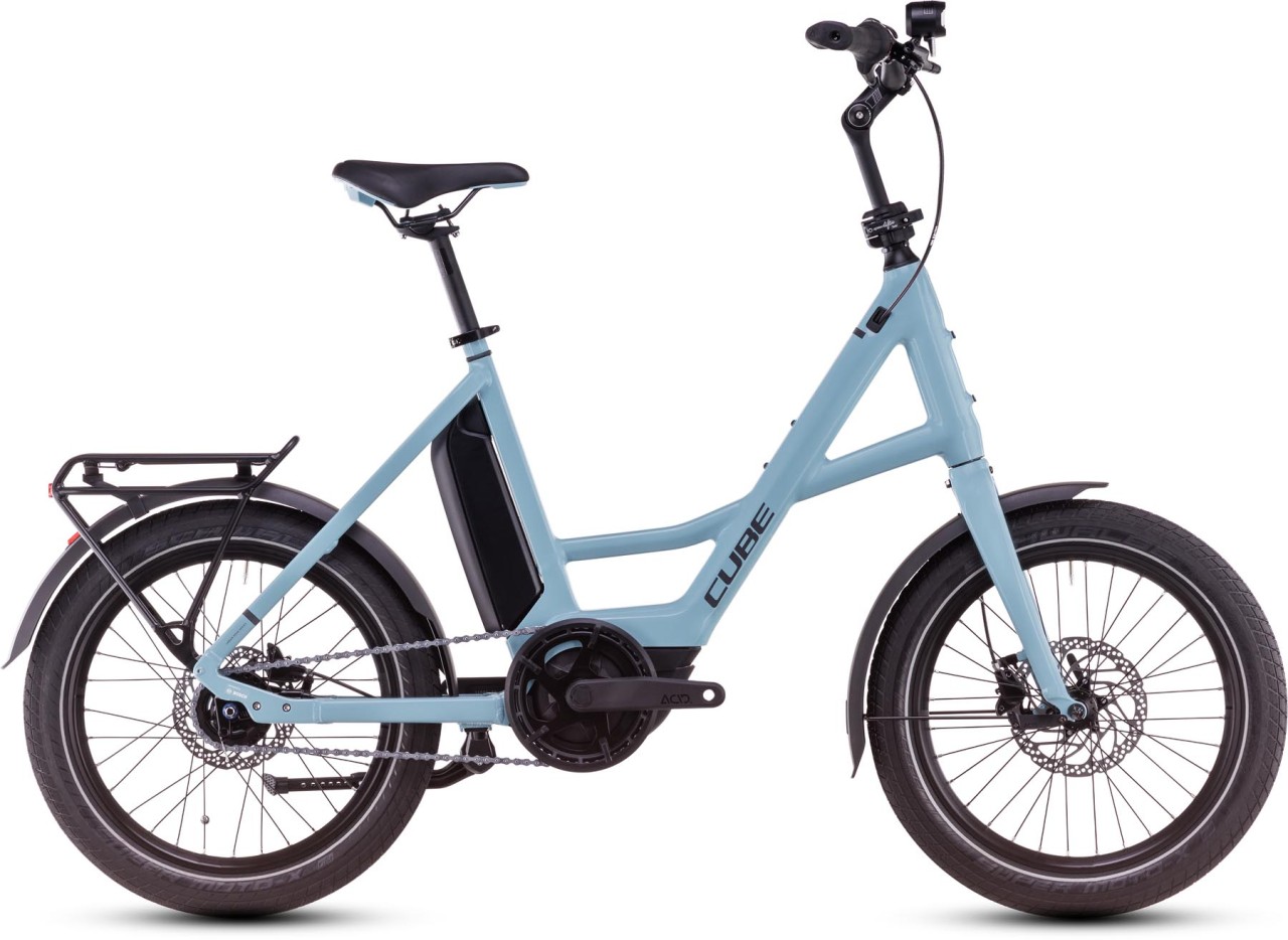Cube Compact Hybrid Comfort 500 arubablue n reflex E Bike Compactfiets