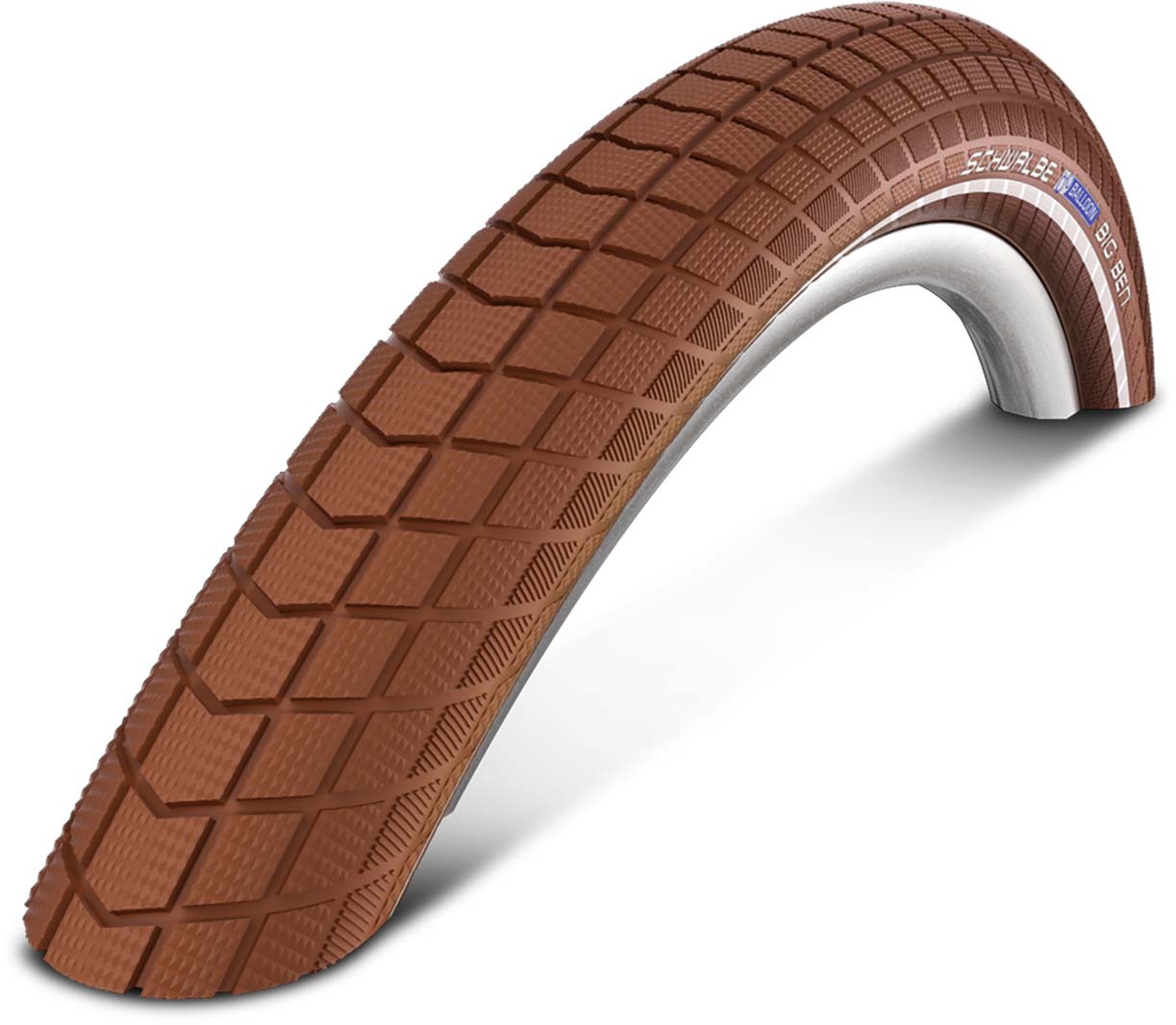 Schwalbe g>1, 50 bruin / Reflex banden