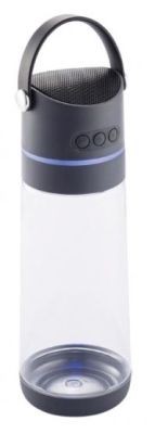 XD Xclusive drinkfles met luidspreker & sfeerlicht, ca. 650 ml - antraciet