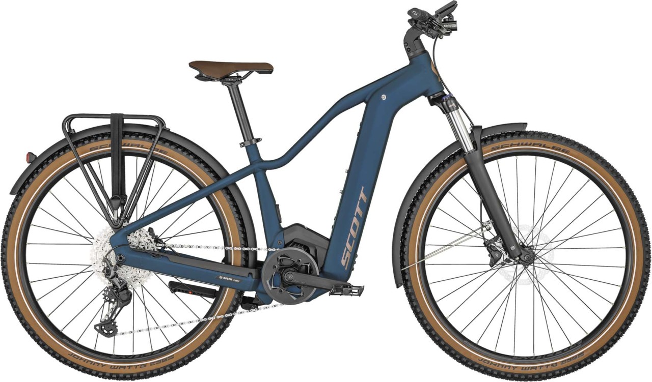 Scott Axis eRIDE 20 Lady Rift Blue 2023 - E-Bike Hardtail Mountainbike Trekkingfiets