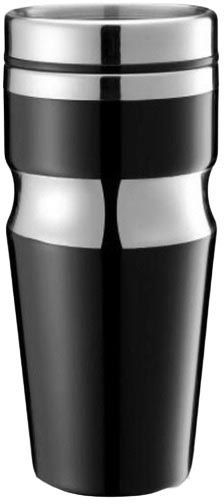 XD Design Contour thermosbeker, roestvrij staal, zwart - 350 ml