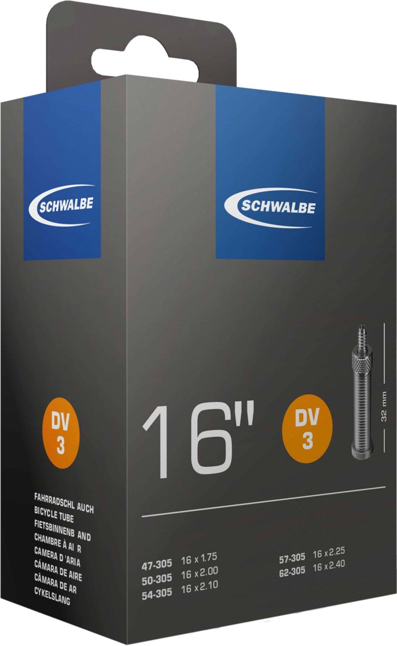 Schwalbe Slang 16 x 1,75-2,50 S DV3 32 mm