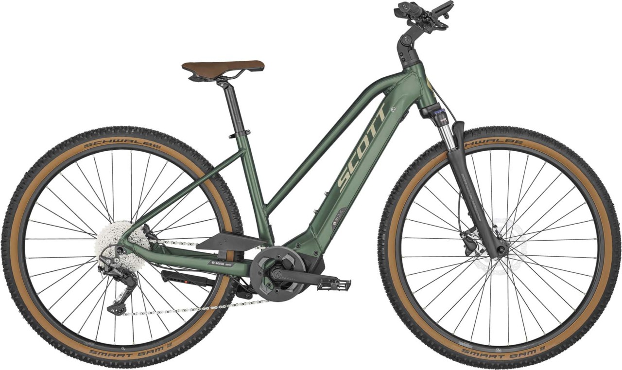 Scott Sub Cross eRIDE 10 Lady Malachite Green 2023 - E-Bike Crossfiets Dames