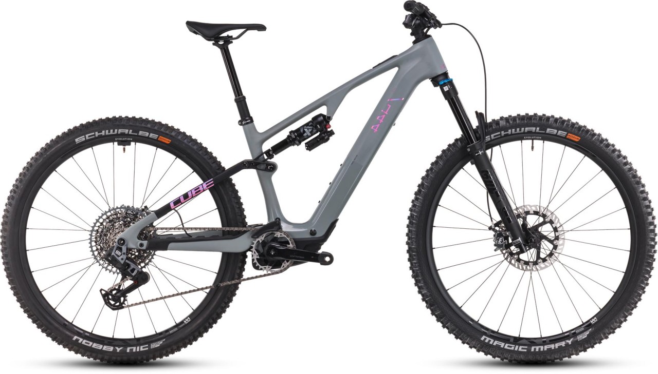 Cube AMS Hybrid ONE44 C:68X TM 400X 29 swampgrey n purplereflex 2025 - E-Bike Fully Mountainbike - Demonstratiemodel