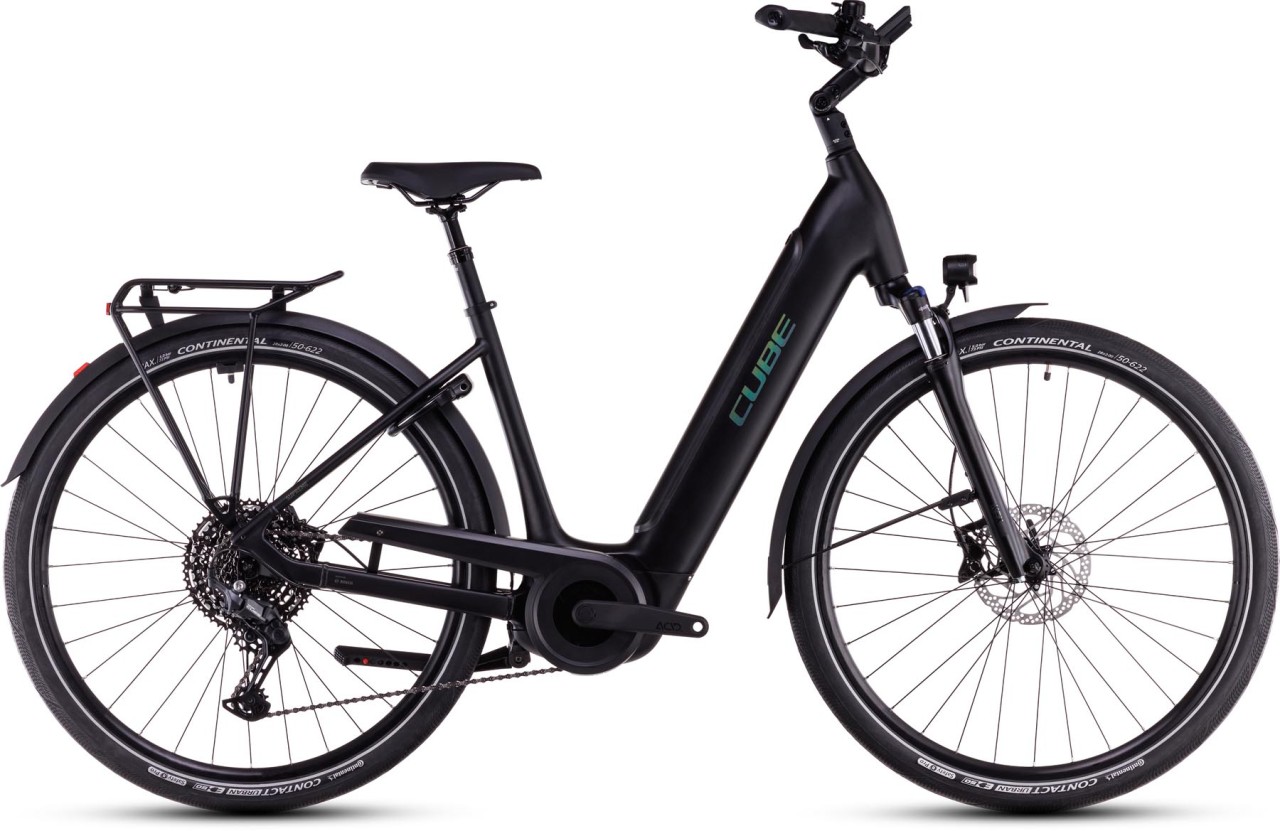 Cube Supreme Hybrid Pro 625 black n spectral 2025 - E-Bike Trekkingfiets lage instap