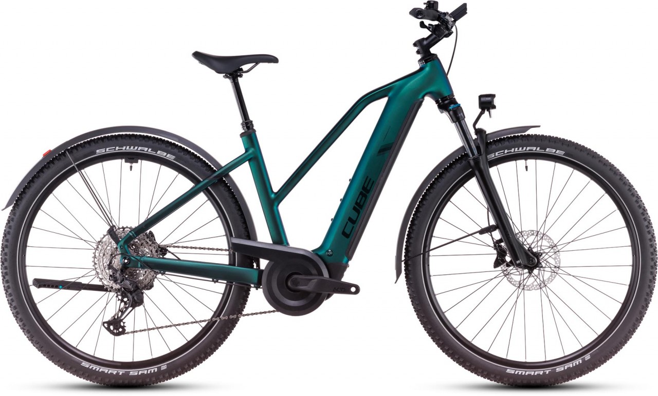 Cube Nuride Hybrid EXC Allroad 800 goblin n black 2025 - E-Bike Trekkingfiets Dames