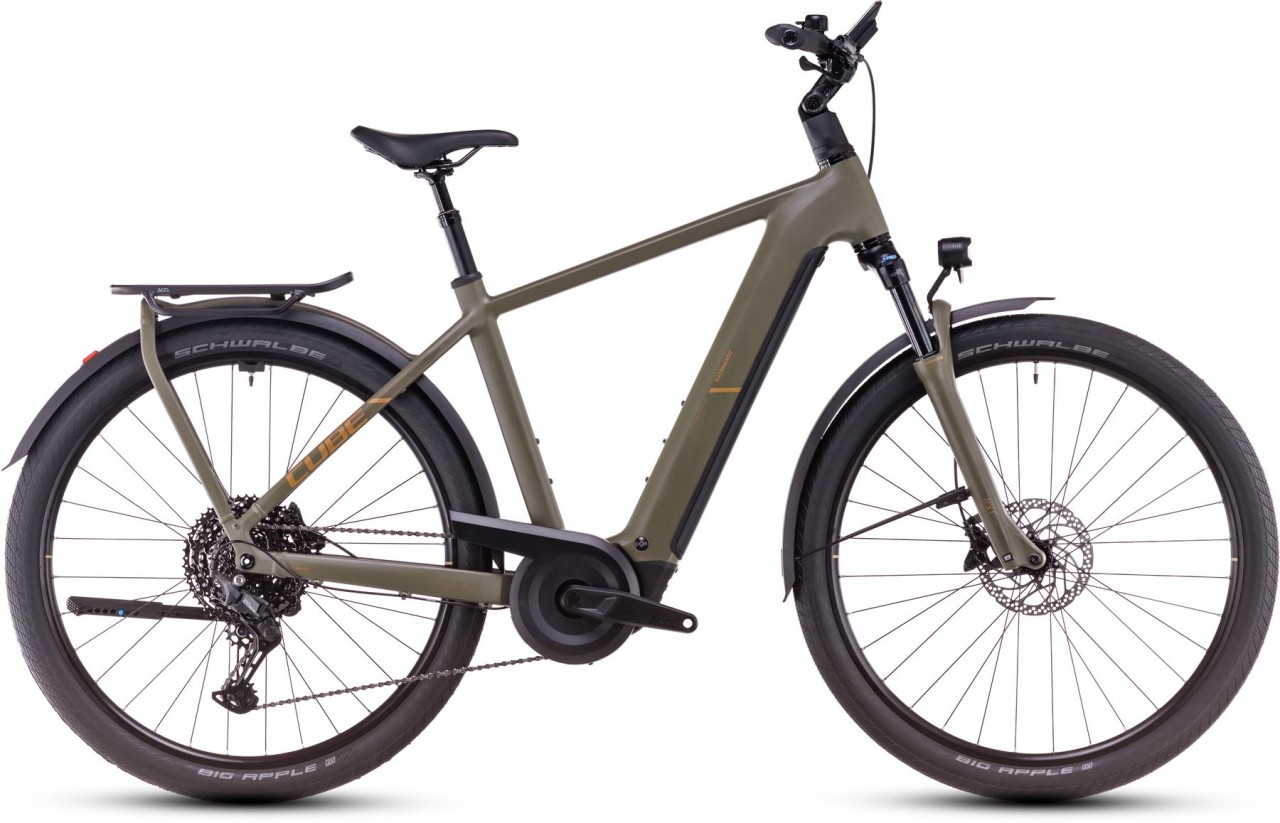Cube Kathmandu Hybrid Pro 800 dustyolive n gold 2025 - E-Bike Trekkingfiets Heren