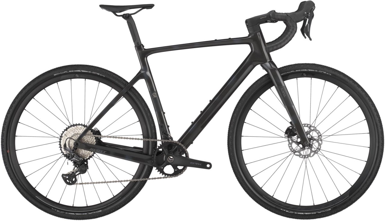 Scott Addict Gravel 40 python black 2025 - Grindfiets