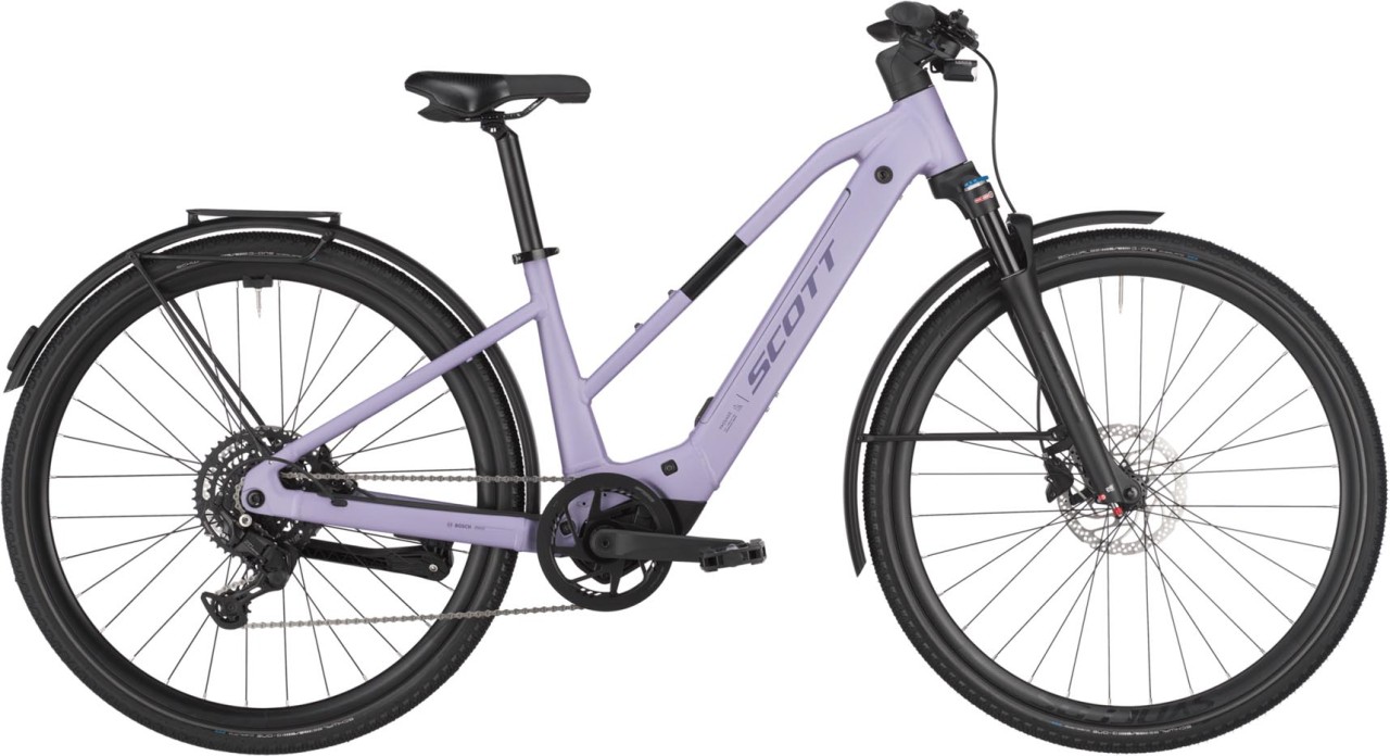 Scott Passage 30 Slope lila purple 2025 - E-Bike Trekkingfiets Dames