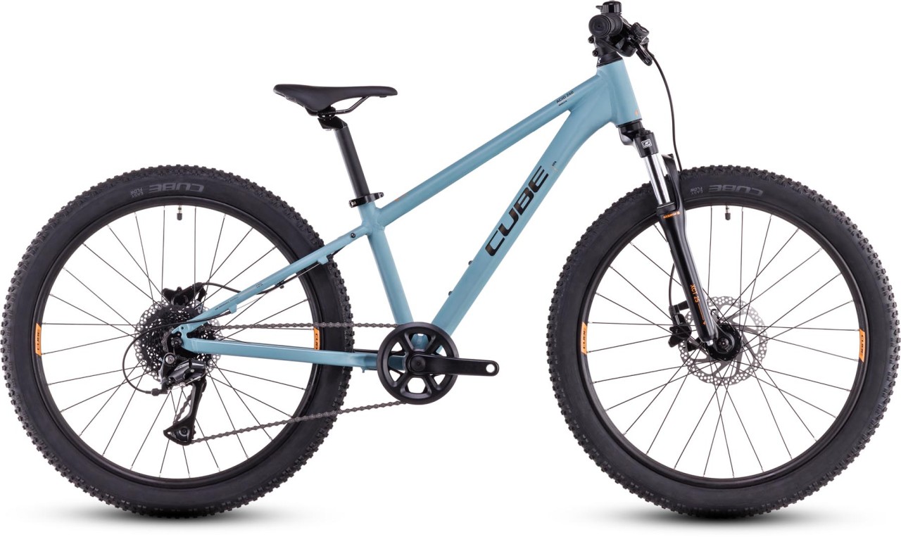 Cube Acid 240 Disc tealblue n orange 2025 - Kinderfiets 24 inch