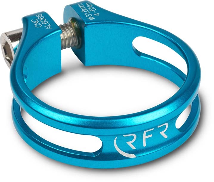 RFR Ultralichte 31,8 mm blauwe zadelpenklem